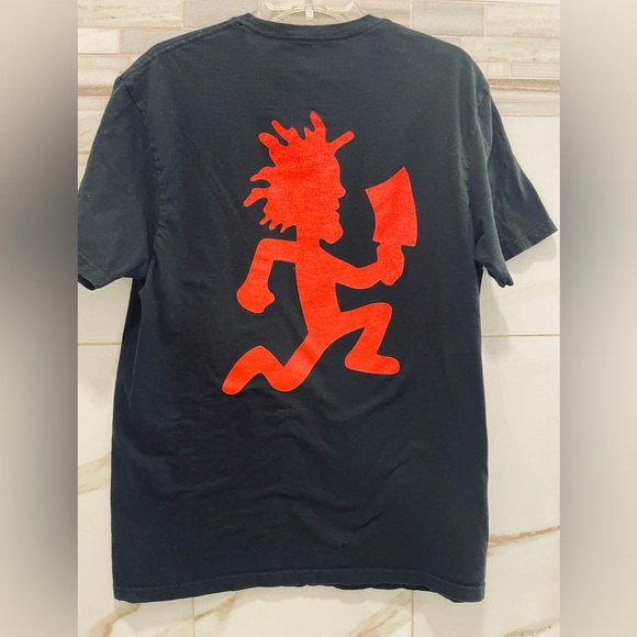 Insane Clown Posse Mighty Death Pop Double Sided Hatchet Man Large Black T Shirt - Picture 8 of 10